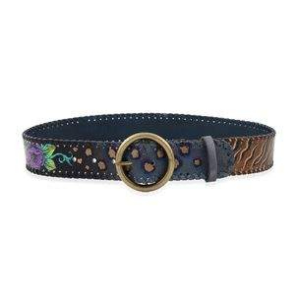 SUKRITI Hand Painted Genuine Leather Belt